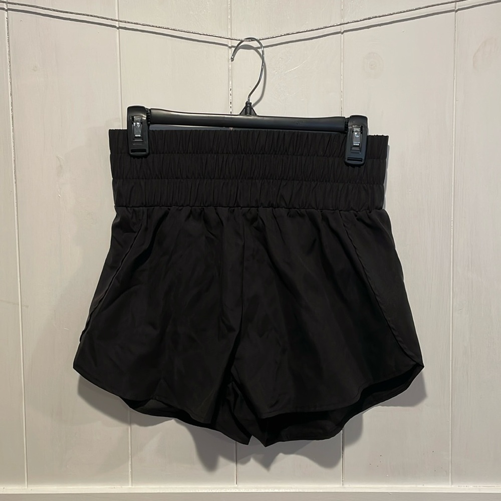 Christensen's MIss Sparkling Black High Waisted shorts Size M